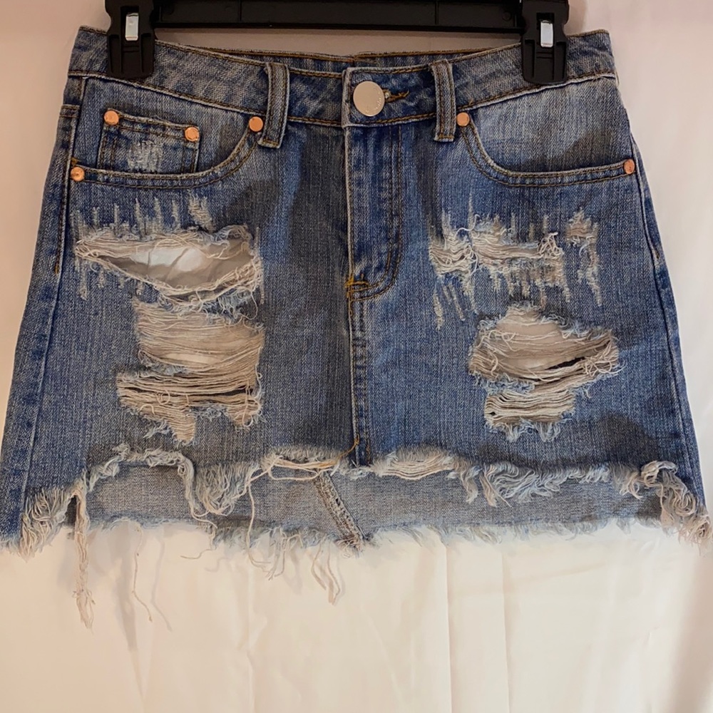 Denim skirt